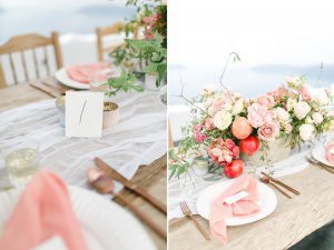 Hochzeit Santorin Irina Rott Hochzeitsfotograf Dekoration